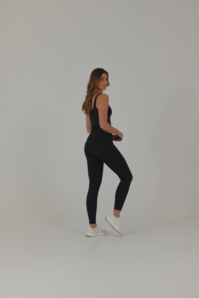 Ribbed Full Length Leggings