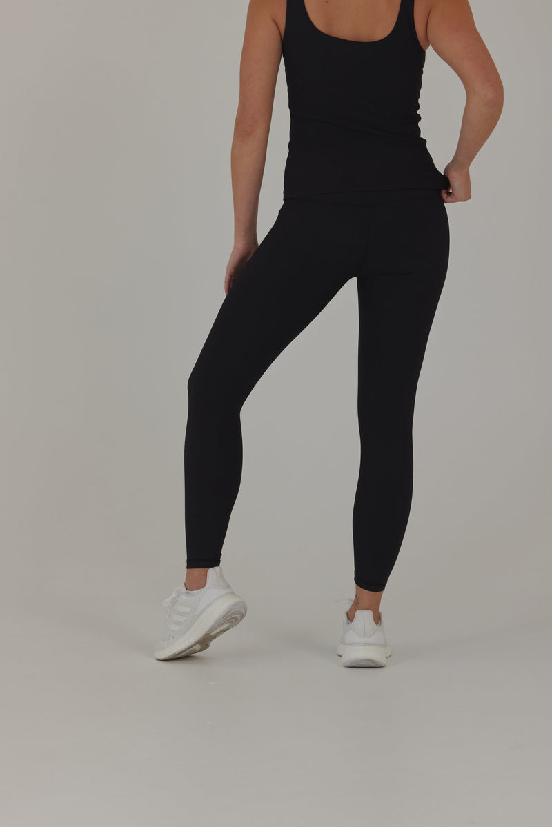 Ribbed Full Length Leggings